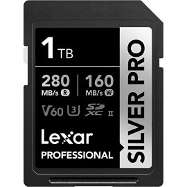 Memoria Sd Lexar Professional Silver Pro 280 MB/s-160 MB/s C10 1 TB (LSDSIPR001T-BNNNG)
