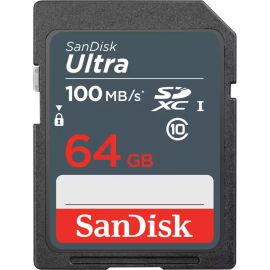Memoria SD SanDisk Ultra 100 MB/s C10 64 GB (SDSDUNR-064G-GN3IN)