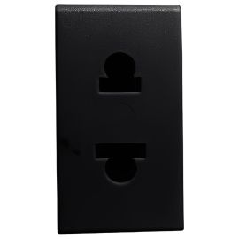 Módulo Toma Euroamericana Schuko LM - Negro