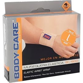 Muñequera Elástica Body Care BC1600 Tamaño M - Beige