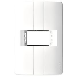 Placa con Bastidor Kally 1 Módulo Donna - Blanco