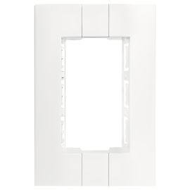 Placa con Bastidor Kally 3 Módulos Donna - Marfil