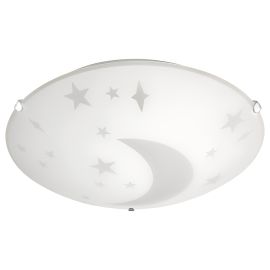 Plafón LMB Lua de 2 Luces E27 30cm - Blanco