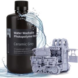 Resina para Impresora 3D Elegoo Water-Washable 1.0 - Grey 1kg