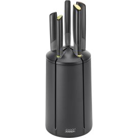Set de Cuchillos Joseph Joseph Con soporte Carrusel Elevate - Negro 5 piezas