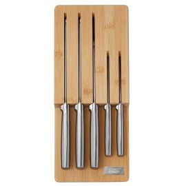 Set de Cuchillos Joseph Joseph Elevate con Soporte Bamboo - 5 piezas