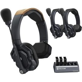 Sistema de Intercomunicación Hollyland Solidcom SE Inalámbrico - Negro 3 unidades