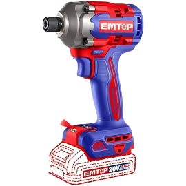 Taladro Atornillador de Impacto Emtop ECIRL2023 1/4" 20v - Rojo/Azul