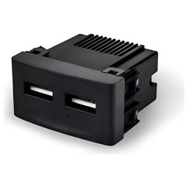 Toma Doble USB LM - Negro