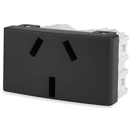 Toma IRAM 2071 LM 10A - Negro