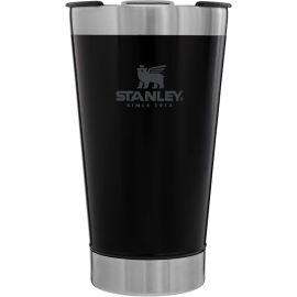 Vaso de Cerveza Stanley Classic Beer Pint con Tapa + Abridor - Negro 473mL